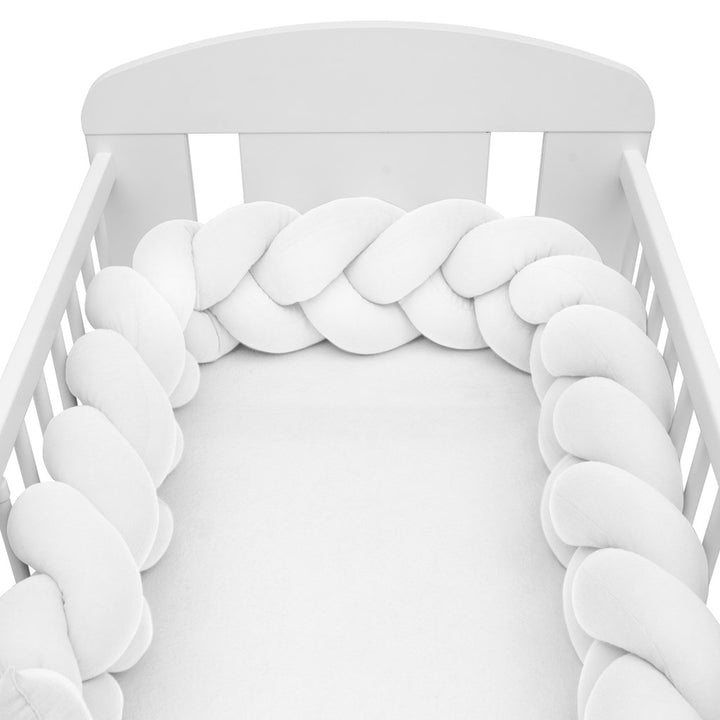 Mousseline bedhekrand New Baby wit