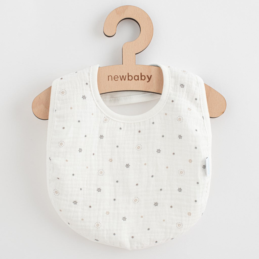 Mousseline babyslabbetje New Baby Arthur uni
