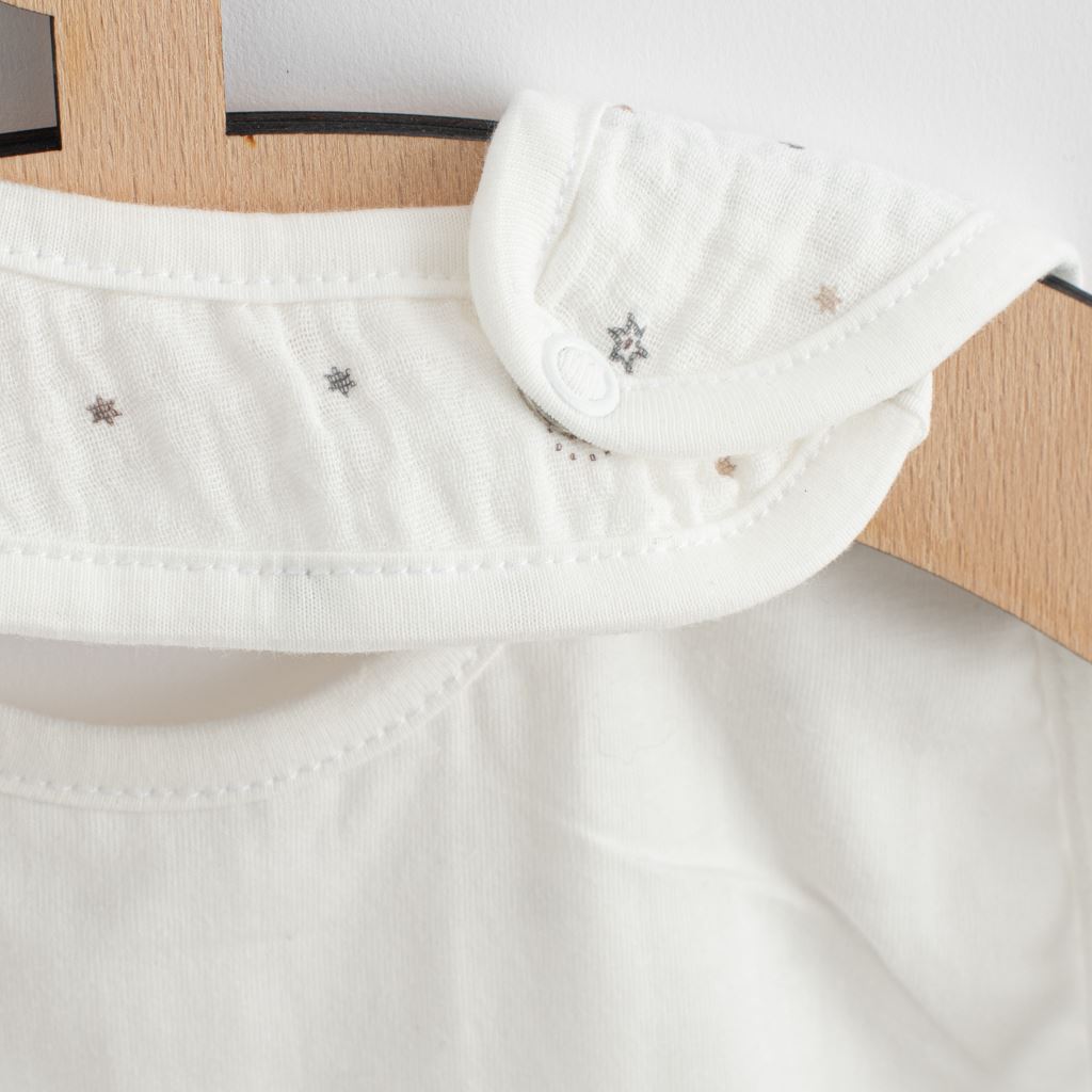Mousseline babyslabbetje New Baby Arthur uni