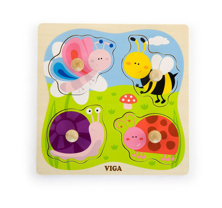 Houten insectenpuzzel Viga
