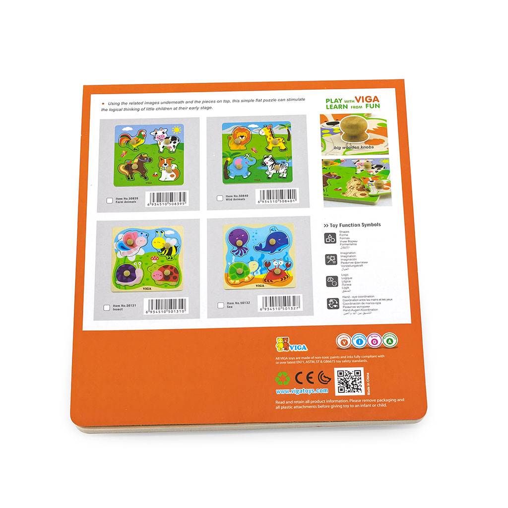 Houten insectenpuzzel Viga