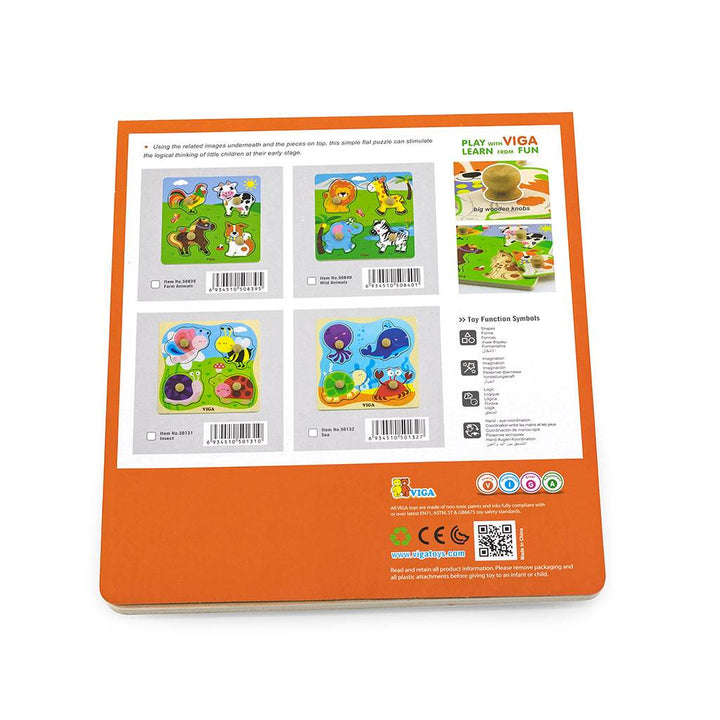 Houten insectenpuzzel Viga