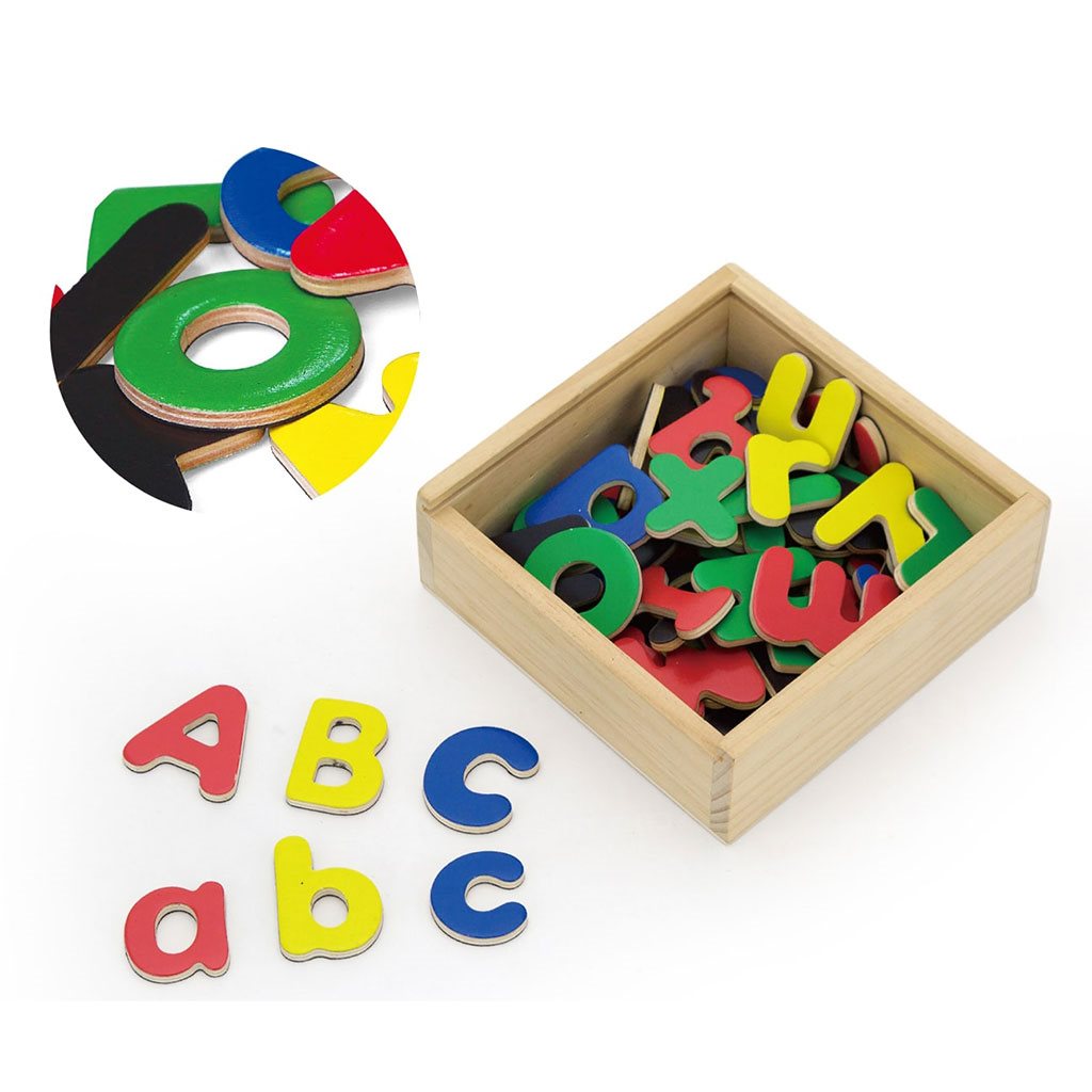 Houten magnetische letters Viga