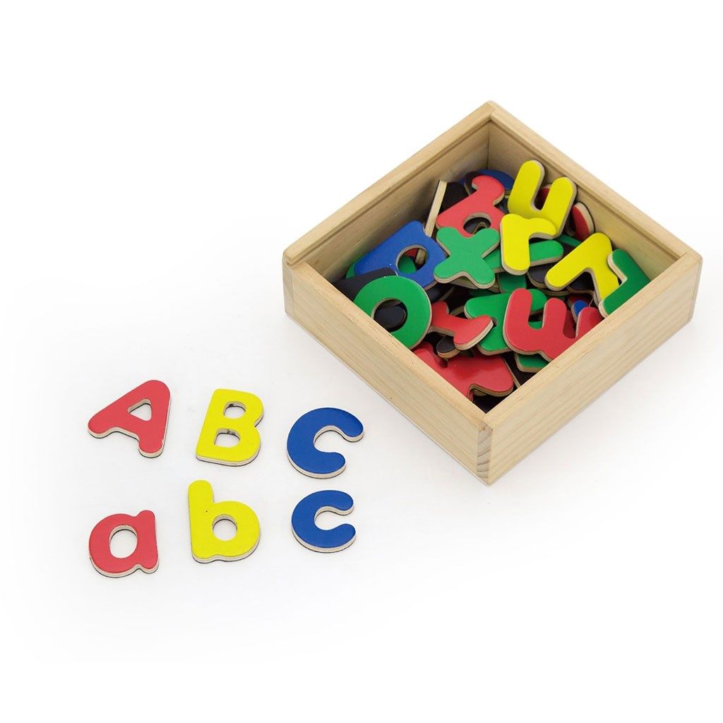 Houten magnetische letters Viga