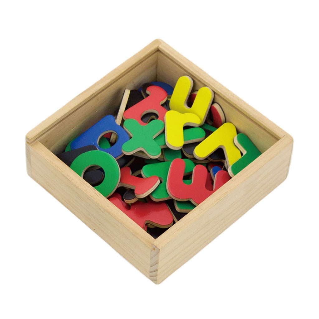 Houten magnetische letters Viga