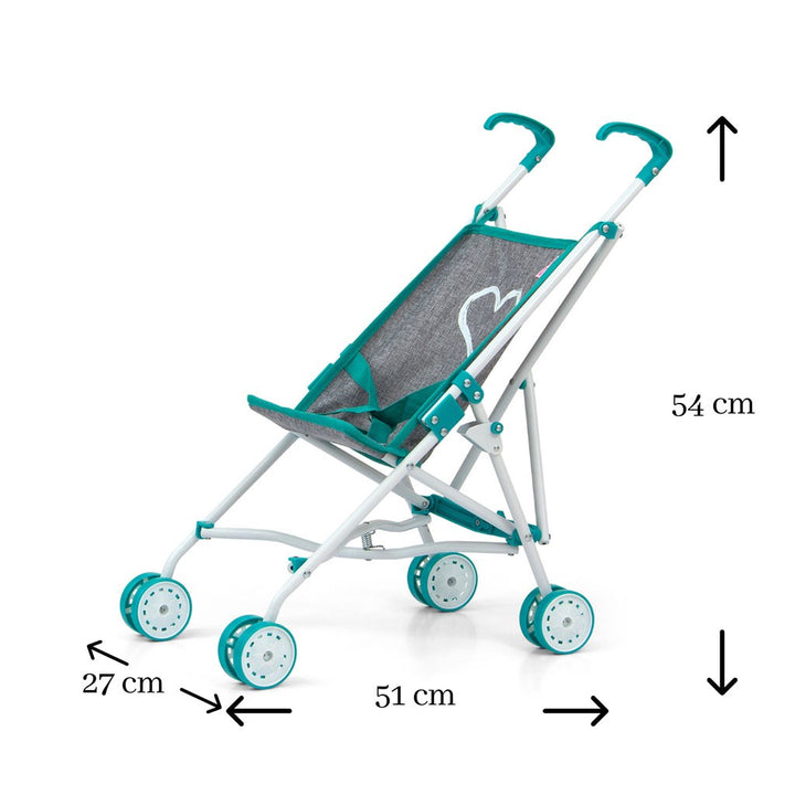 Milly Mally Julia Prestige Mint poppenbuggy