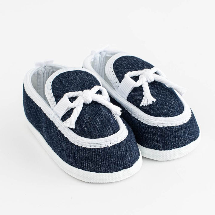 Baby mocassin-slofjes New Baby donkerblauw 3-6 mnd, maat 3-6 mnd