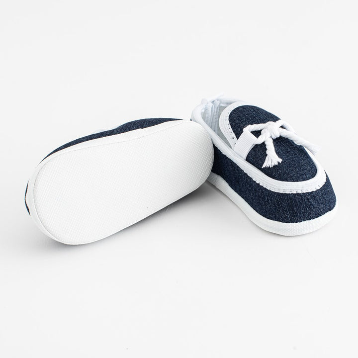 Baby mocassin-slofjes New Baby donkerblauw 3-6 mnd, maat 3-6 mnd