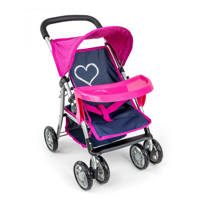 Milly Mally Kate Prestige marineblauw sport-poppenwagen