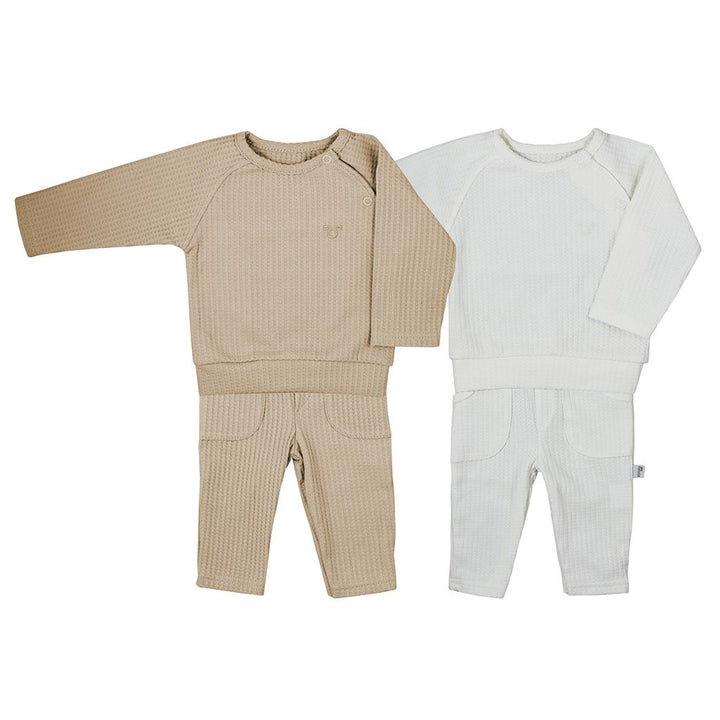 Baby T-shirt met lange mouwen en joggingbroek Koala Bello beige, maat 62 (3-6 mnd)