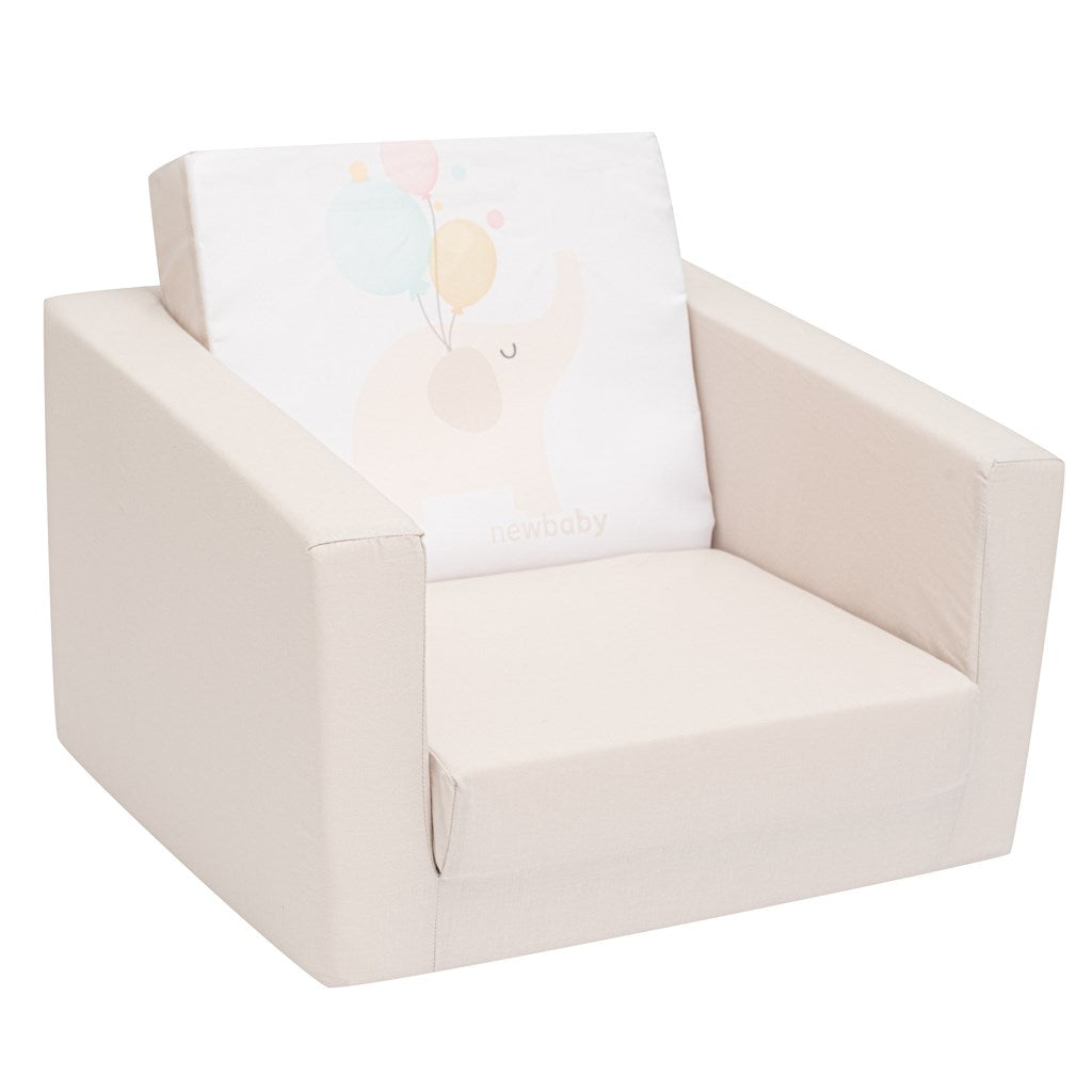 New Baby Olifant beige kinderfauteuil