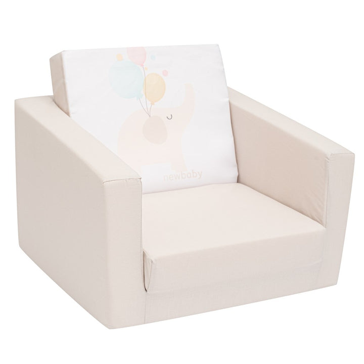 New Baby Olifant beige kinderfauteuil