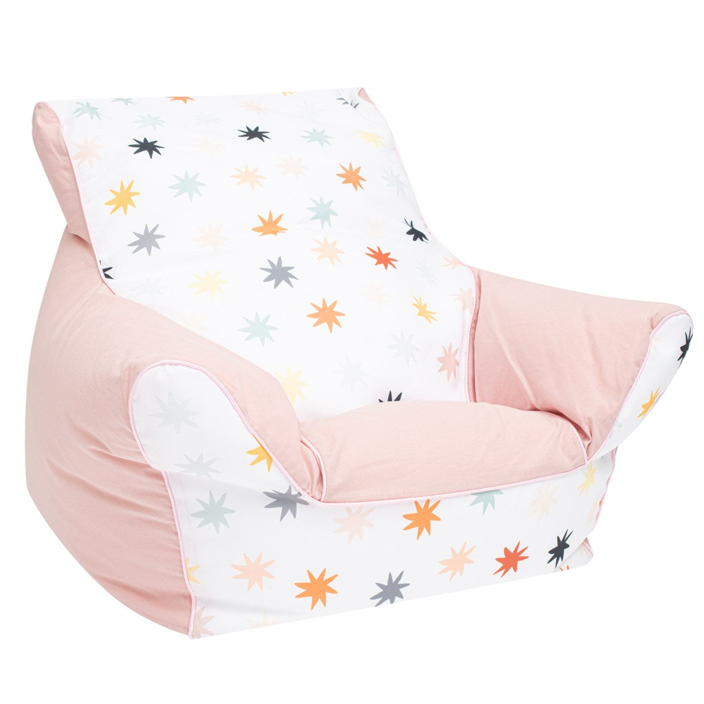 Kinderzitzak gevuld met ballen New Baby roze