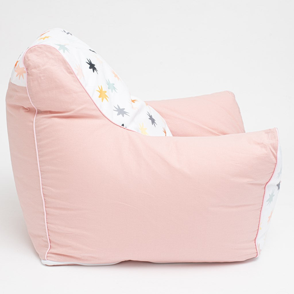 Kinderzitzak gevuld met ballen New Baby roze