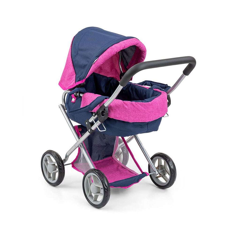 Milly Mally Alice Prestige marineblauw poppenwagen