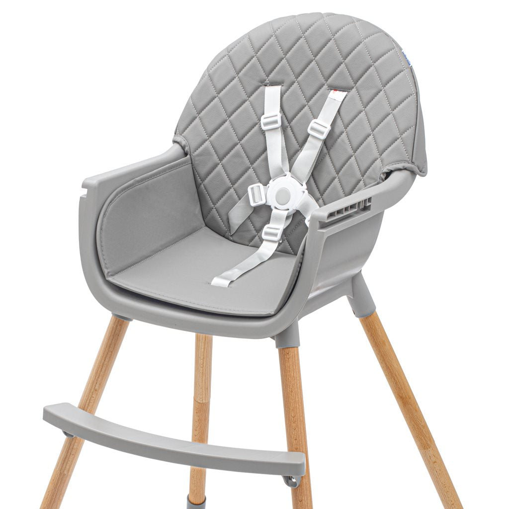 Kinderstoel Baby Mix Freja hout donkergrijs