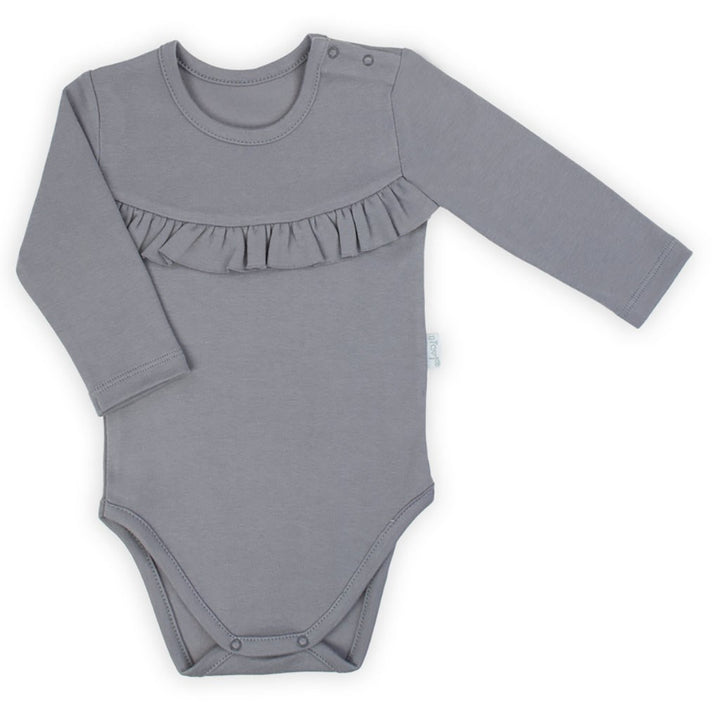 Baby body met lange mouwen Nicol Sara grijs, maat 74 (6-9 mnd)
