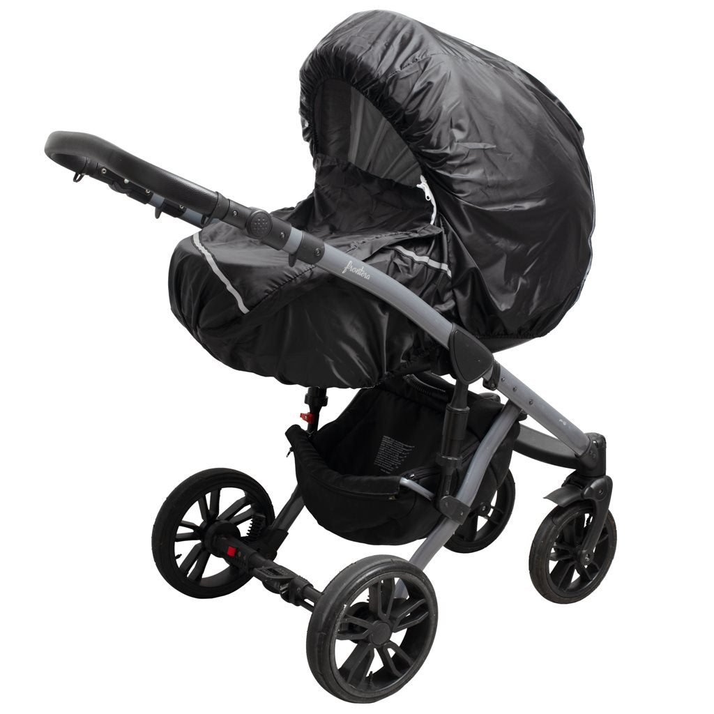 New Baby Basic kinderwagenhoes zwart