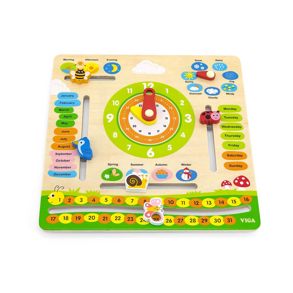 Houten kinderkalender Viga