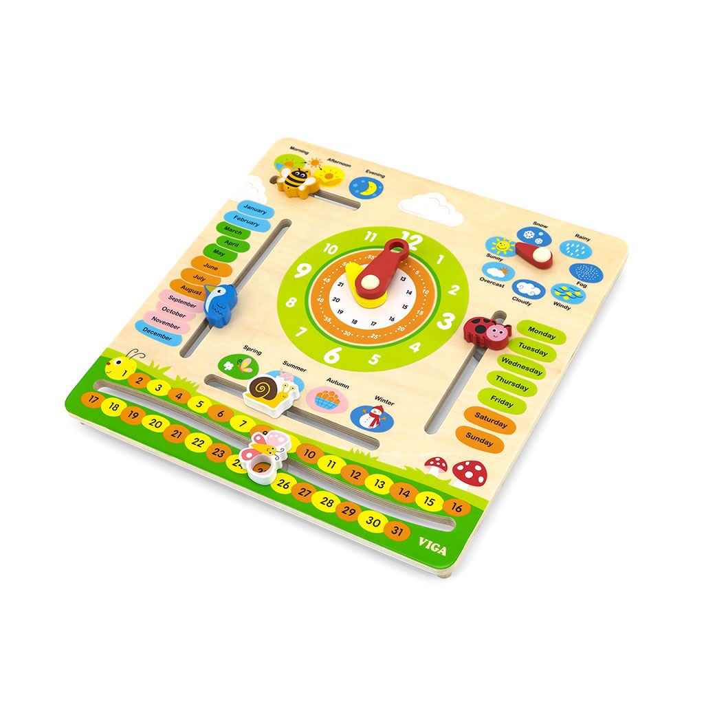 Houten kinderkalender Viga