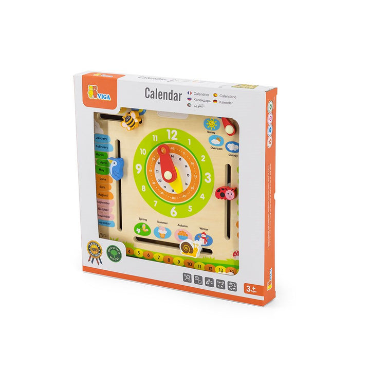 Houten kinderkalender Viga