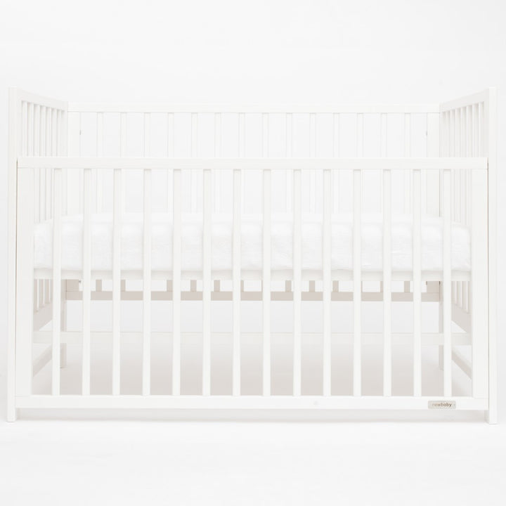 New Baby BASIC ledikant 120x60 met neerklapbare zijkant – wit – afbeelding 3