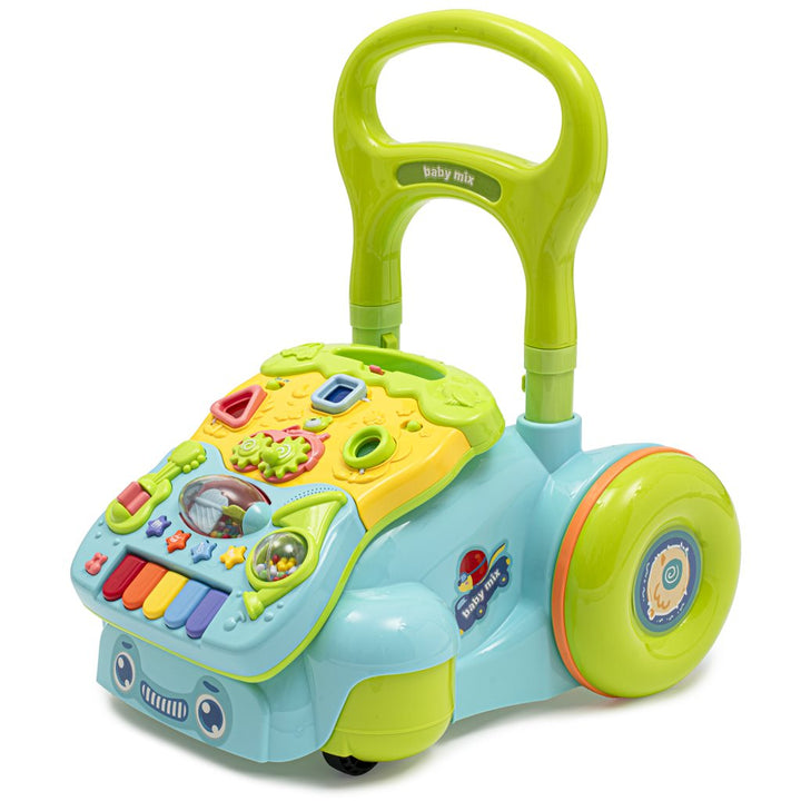 Baby Mix loopwagen blauw