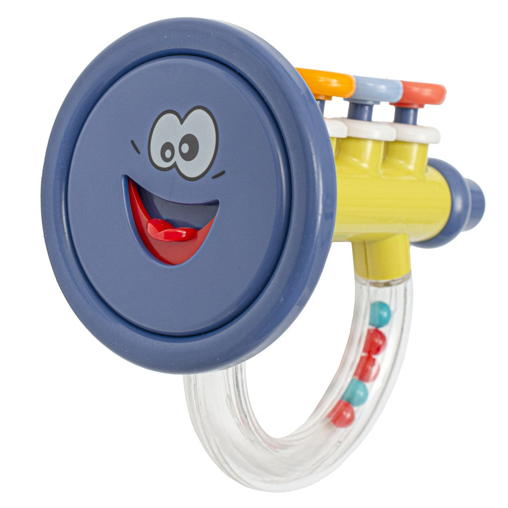 Baby Mix babyrammelaar buis blauw
