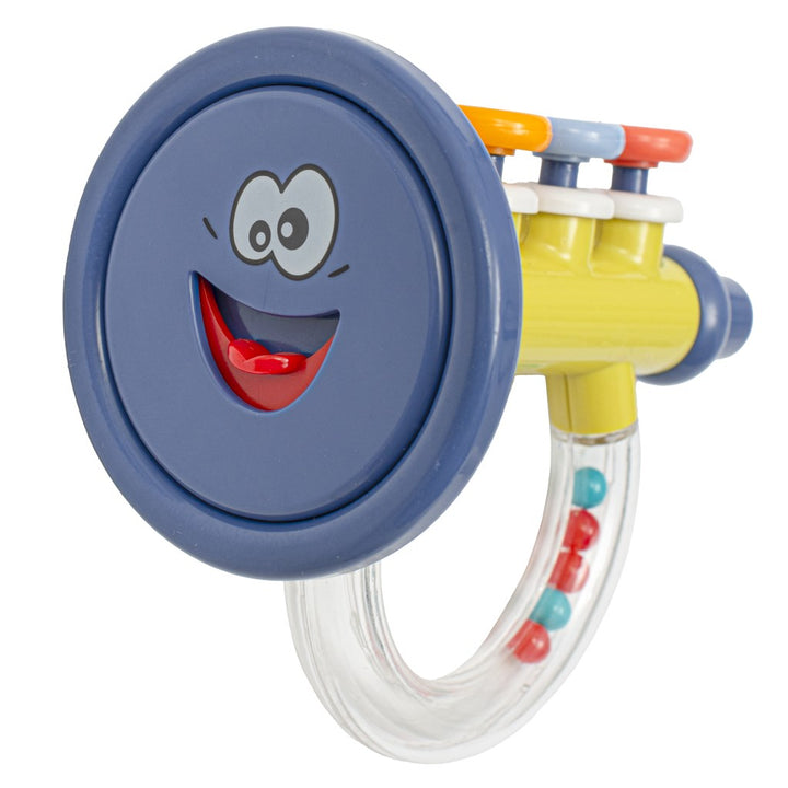 Baby Mix babyrammelaar buis blauw
