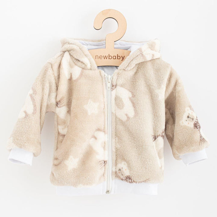 Baby Wellsoft winterhoodie New Baby Polar Bear, maat 80 (9-12 mnd)