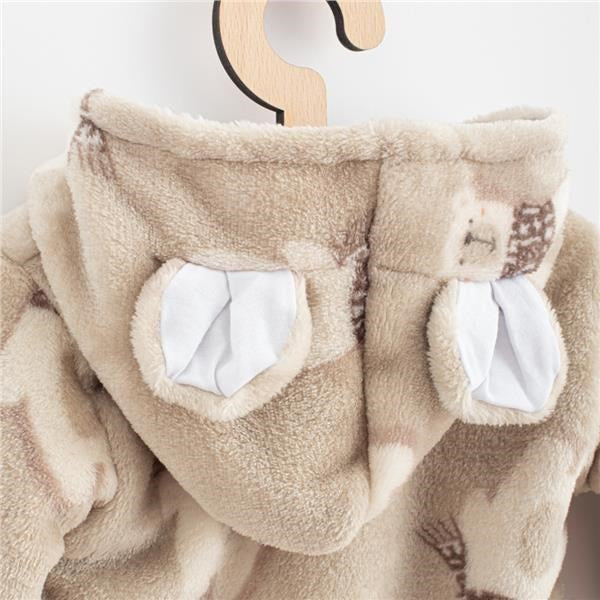Baby Wellsoft winterhoodie New Baby Polar Bear, maat 80 (9-12 mnd)