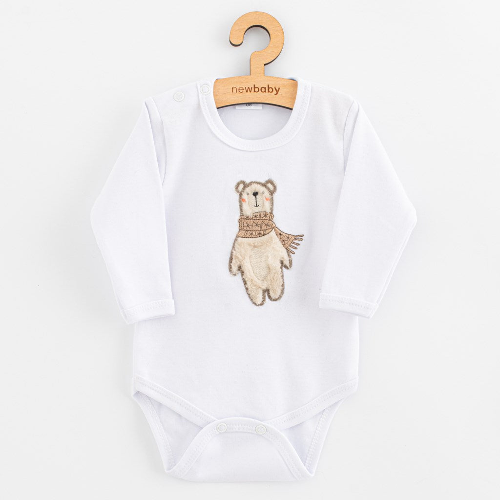 New Baby Polar Bear baby body met lange mouwen, maat 68 (4-6 mnd)