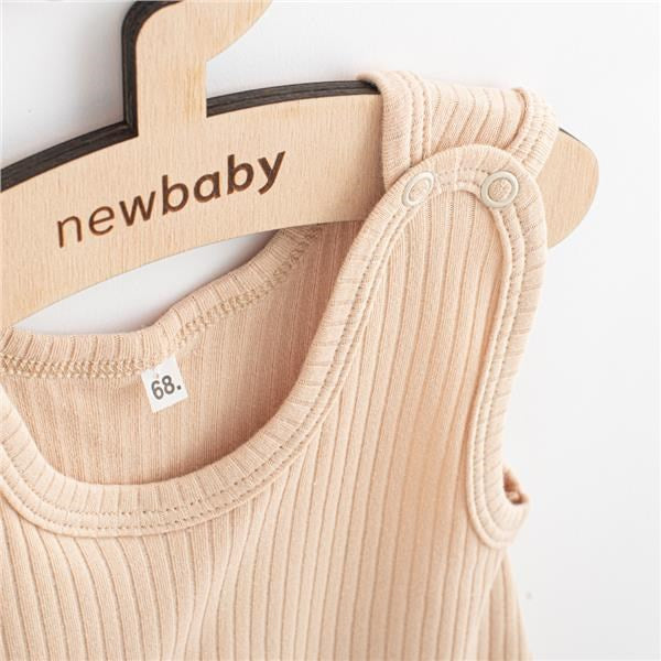 New Baby Practical beige katoenen babyrompertjes, maat 74 (6-9 mnd)