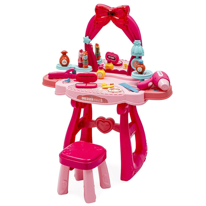 Kinderkaptafel met muziek en kinderstoel BABY MIX