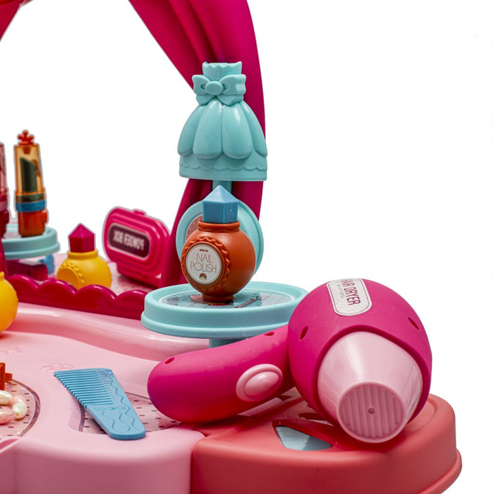 Kinderkaptafel met muziek en kinderstoel BABY MIX