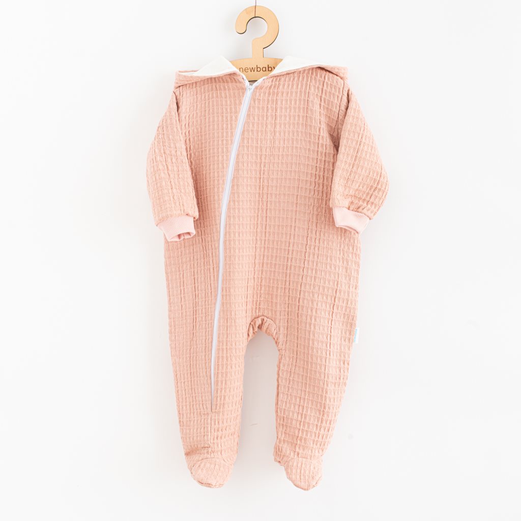 Mousseline babyboxpak met capuchon New Baby Comfort clothes roze, maat 80 (9-12 mnd)