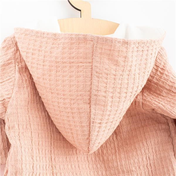 Mousseline babyboxpak met capuchon New Baby Comfort clothes roze, maat 80 (9-12 mnd)