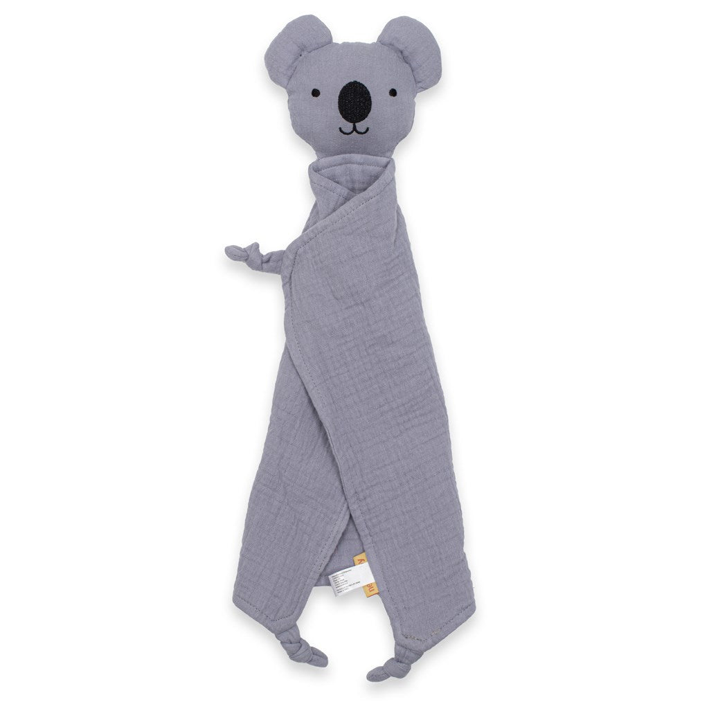 Mousseline knuffel New Baby Koala grijs