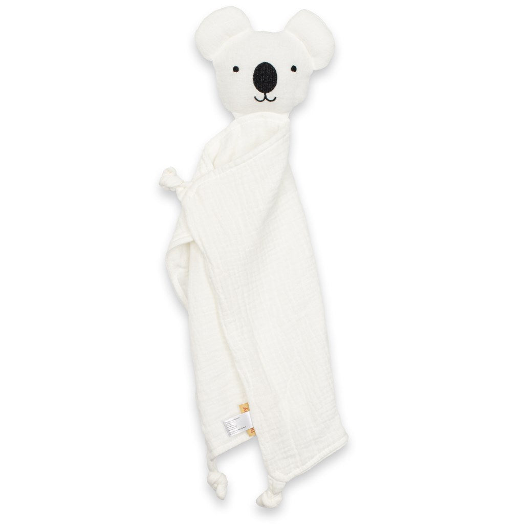 Mousseline knuffel New Baby Koala wit