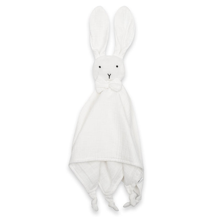 Mousseline knuffel New Baby Konijn wit