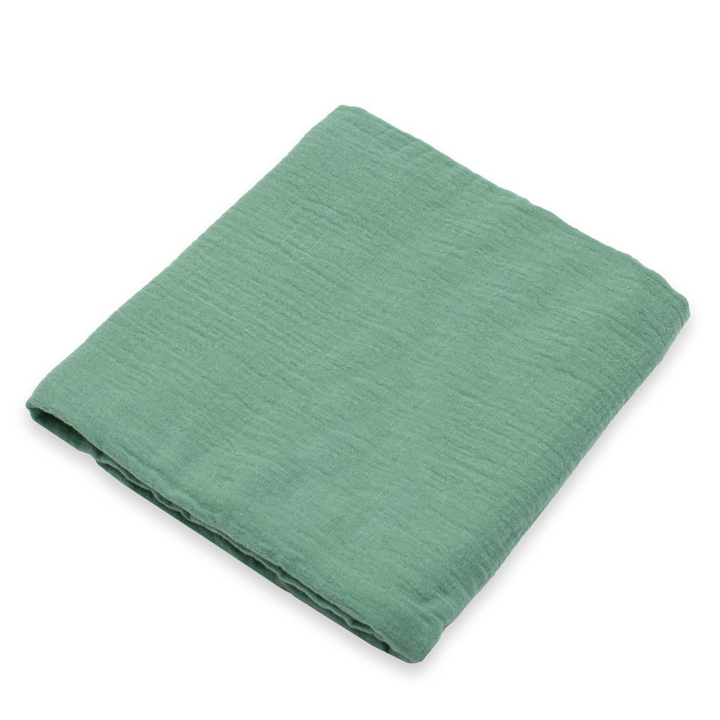 Mousseline deken New Baby groen