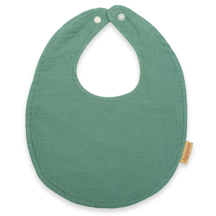 Mousseline babyslabbetje New Baby groen