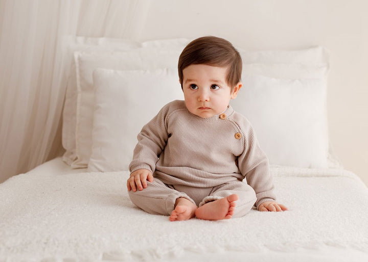 Baby T-shirt met lange mouwen Koala Pure paars, maat 62 (3-6 mnd)