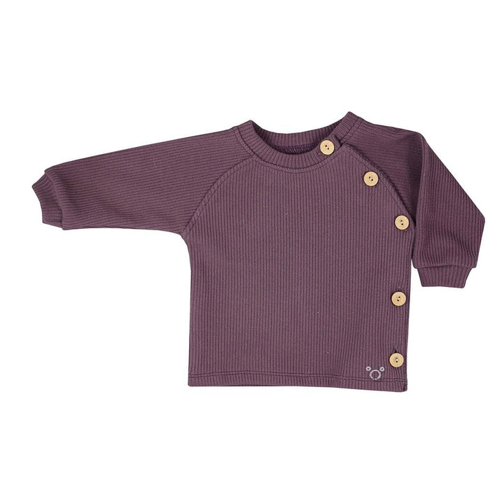 Baby T-shirt met lange mouwen Koala Pure paars, maat 68 (4-6 mnd)