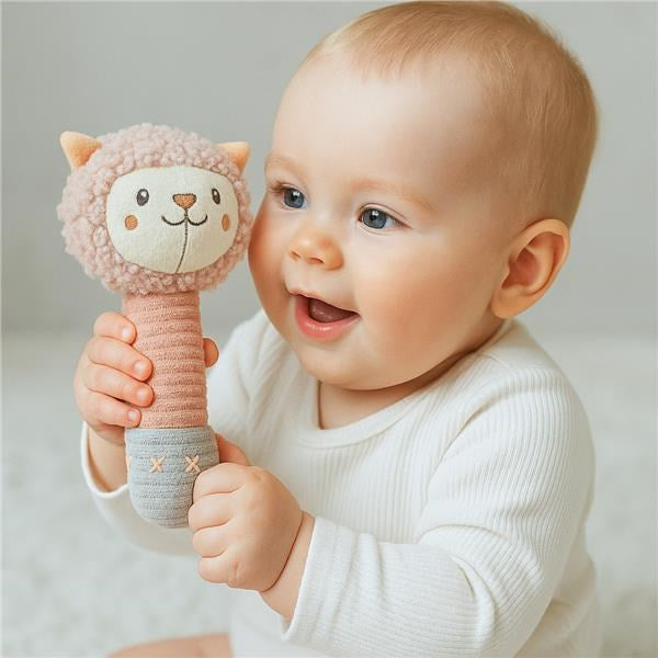 Pluche rammelaar met piepgeluid New Baby Lama