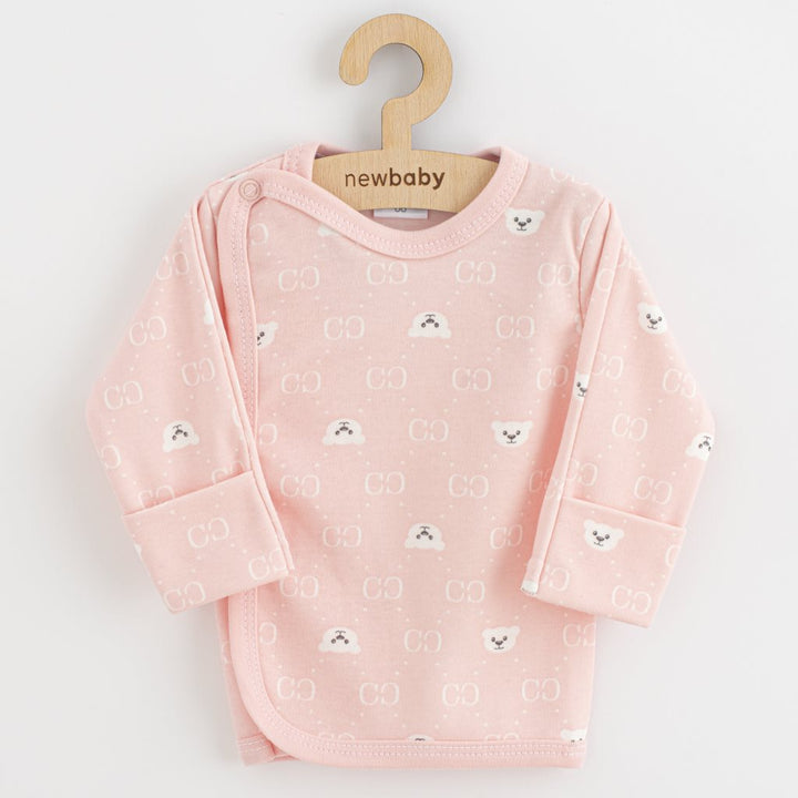 New Baby Classic II baby hemdje teddybeer wit