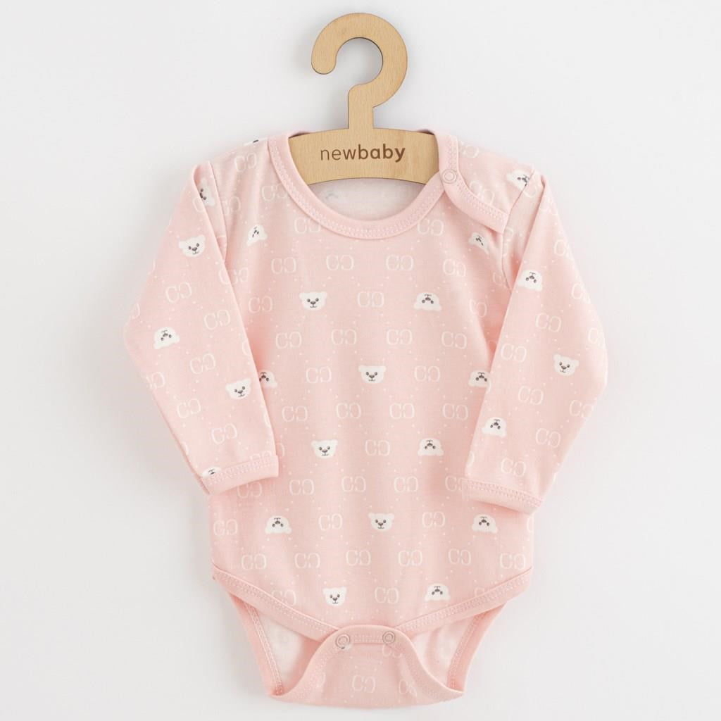 Baby body New Baby Classic II teddybeer wit, maat 86 (12-18 mnd)