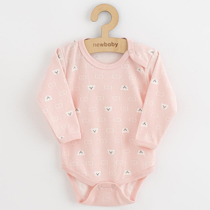 Baby body New Baby Classic II teddybeer wit, maat 86 (12-18 mnd)