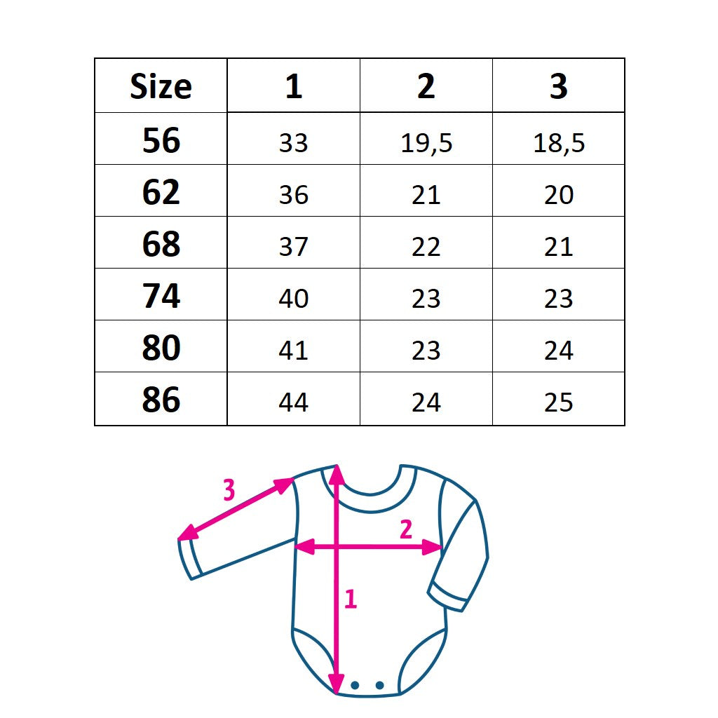 Baby body New Baby Classic II lichtroze, maat 62 (3-6 mnd)