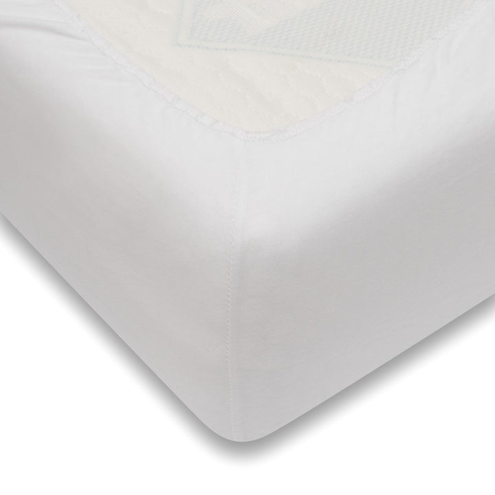 Jersey laken voor babybed New Baby 160x80 cm wit